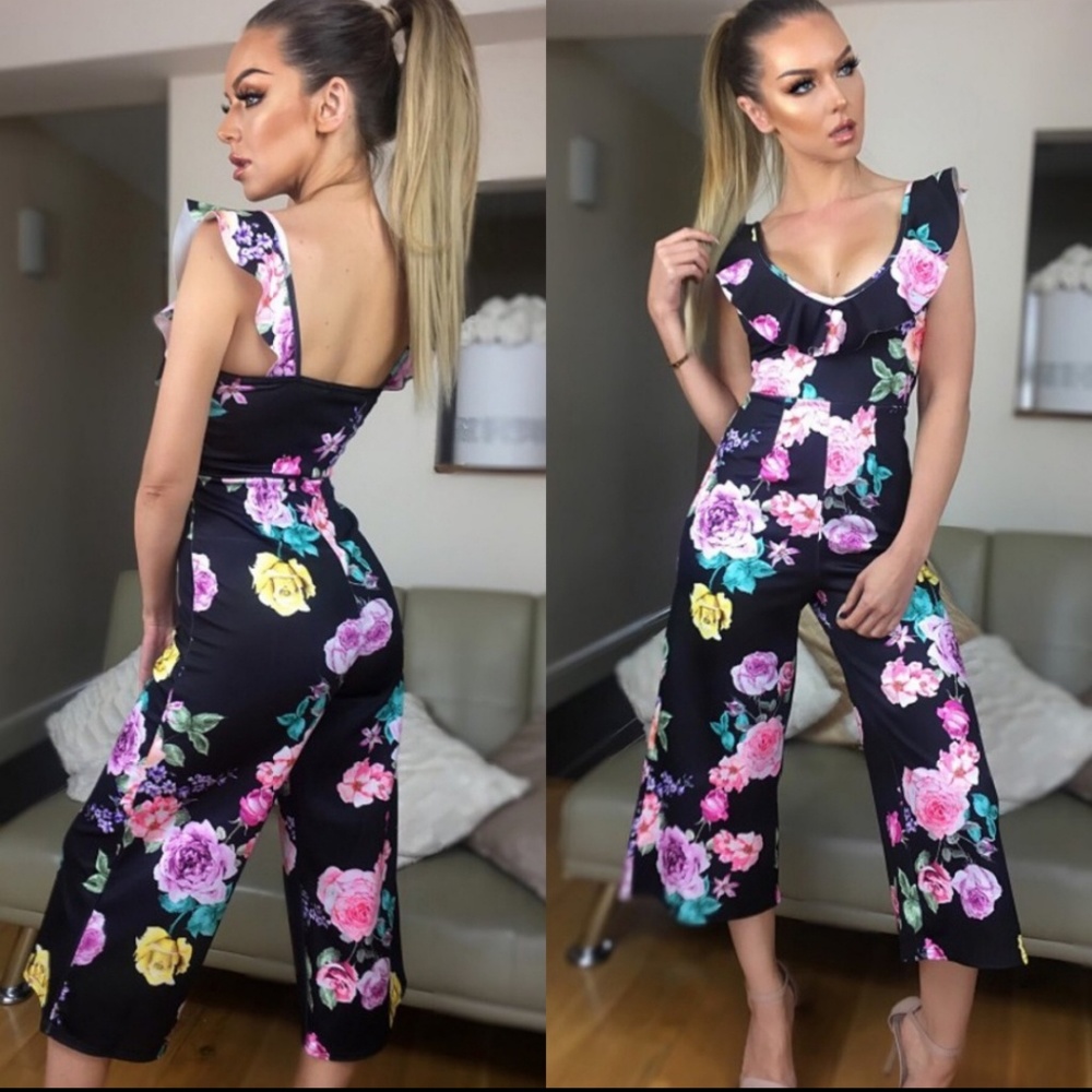 Amirah Sexy Black Jumpsuit